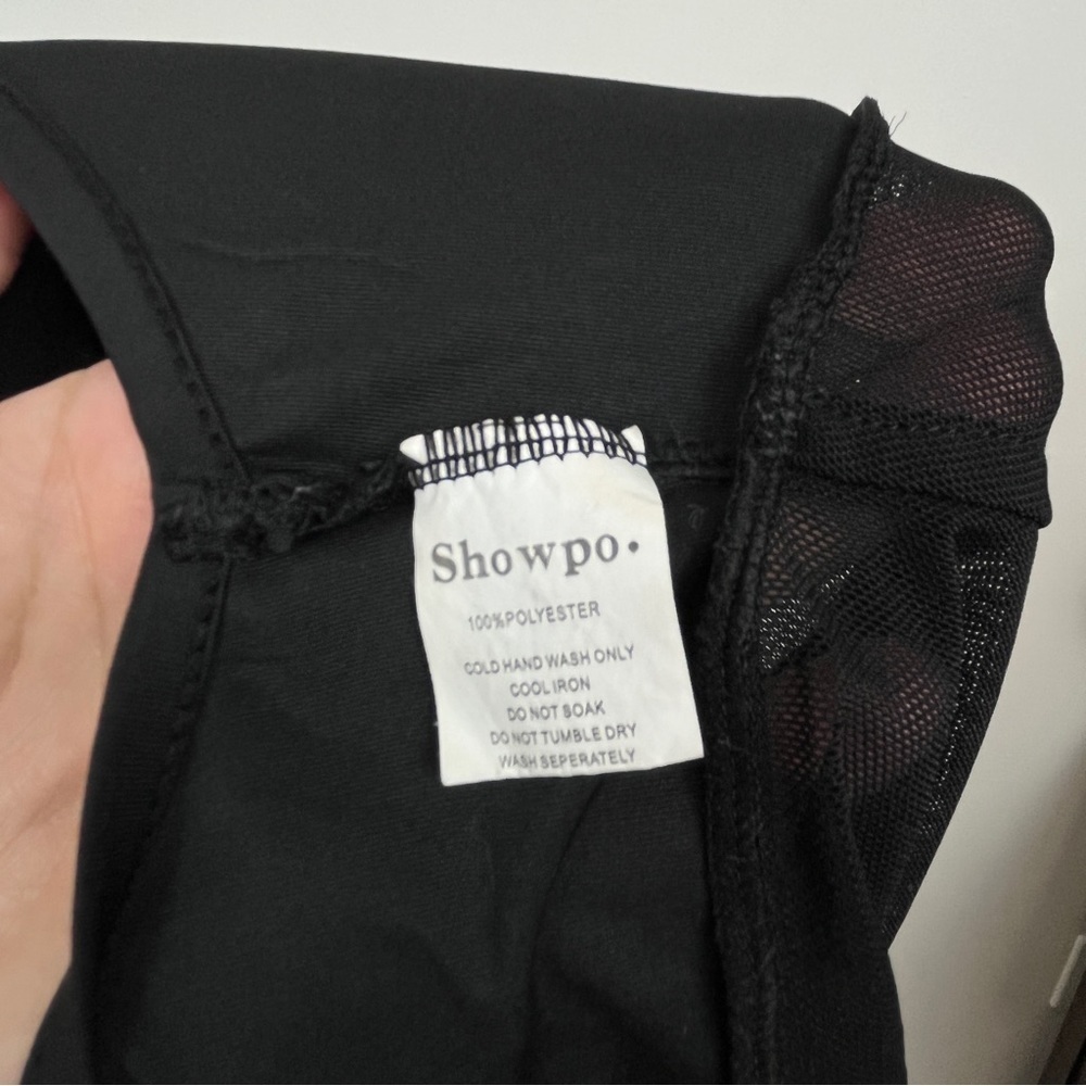 Showpo Erman Corset Waist Sleeveless Bodysuit. Black. Size 8. #712 - Picture 5 of 5